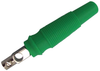 Banana Plug, 4Mm, 24A, Screw, Green; Gender Multicomp - 80P3596 - Newark, An Avnet Company
