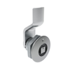 Quarter-Turn Cam Latch, 7 mm Square Recess, 0 mm  Grip, Sealed, Zinc Alloy, Chrome Plated, Bright - E5-1-041-011 - Southco