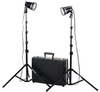 K102 KIT: 2-LIGHT 1200-WATT PORTABLE ATTACHE KIT - 401024 - Smith-Victor Corporation