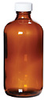 APC1935 - Environmental Express Glass Bottles, Lev 1/BR/Amb/Open Top/125 mL; 12/Cs - GO-35204-06 - Cole-Parmer