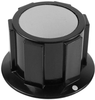 Knob, Round Skirted W/dot, 25.4Mm, Black Rohs Compliant Multicomp Pro - 39AH5518 - Newark, An Avnet Company