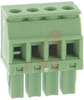 Plug, Terminal Block; 8 A; 160 V; 3.81 mm; 4; Screw; 2.5 kV; 160 V; Polyamide - 70054782 - Allied Electronics, Inc.