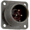 connector,metal circ,box mount recept,no bkshl,size 14s,3 #16 solder pin contact - 70143489 - Allied Electronics, Inc.