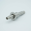 MHV Coaxial Feedthrough, 1 Pin, Grounded Shield, Double-Ended, 1.18″ QF / KF Flange - A0479-2-QF - MPF Products, INC.