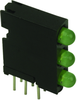 Indicator, Led Pcb, 3-Led, Green, 8Mcd; Led Color Dialight - 30K3683 - Newark, An Avnet Company