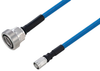 Plenum 7/16 DIN Female to NEX10 Male Low PIM Cable 100 cm Length Using SPP-250-LLPL Coax Using Times Microwave Parts - PE3C6260-100CM - Pasternack