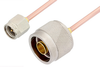 SMA Male to N Male Cable 6 Inch Length Using RG405 Coax, RoHS - PE3828LF-6 - Pasternack