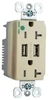 Duplex/Single Receptacle -- TR-8300HUSBI - Image