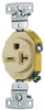 Duplex/Single Receptacle - RR205IWR - Hubbell Incorporated