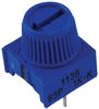 Trimmer Potentiometer, 1Kohm 1Turn Through Hole; Trimpot Type Vishay - 69M4064 - Newark, An Avnet Company