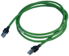 Patch Cord, Cat 5E, Rj45, 2M, Green; Lan Category Harting - 62M1667 - Newark, An Avnet Company