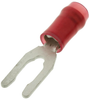 Terminal, Spade/fork, #6, Crimp, Red; Product Range Amp Te Connectivity - 66H7460 - Newark, An Avnet Company