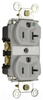 Duplex/Single Receptacle -- 8300-GRYMRI - Image