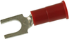 Terminal, Block Fork, Stud 10, Crimp, Red; Product Range 3M - 94T2797 - Newark, An Avnet Company