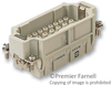 Rectangular Han Insert, Plug 64 Position Crimp; Product Range Harting - 04C9023 - Newark, An Avnet Company