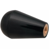 Tapered Knob; Female, Oval Tapered, Black - BD-7 - Reid Supply
