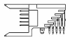 Hard Metric Backplane Connectors - 5223524-1 - TE Connectivity