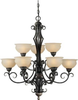 2222-09-64 Mid. Chandeliers-Glass Up - 416511 - Capital Lighting, Inc.