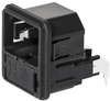Iec C14 Inlet, 10A, 250Vac, Tht, Panel; Connector Type Schurter - 23B9979 - Newark, An Avnet Company