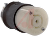 Connector Body; 20 A; 120/208 VAC (3 Phase Y); L21-20R (NEMA); Black/White - 70116425 - Allied Electronics, Inc.