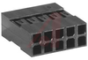 connector,crimp-to-wire housing,double row,2.54mm(.100)cont centers,10 position - 70089008 - Allied Electronics, Inc.