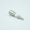 Power Feedthrough, 5000 Volts, 8/32 Threaded Stud w/ No Conductor, 0.435″ Dia Stainless Steel Weld Adapter - A0036-1-W - MPF Products, INC.