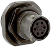 Jam Nut Conn, Rcpt, Size 10, 6Pos, Panel; Product Range Amphenol Industrial - 35H4799 - Newark, An Avnet Company