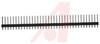 Header; Pin Strip; 36; Flange; 4-40; Copper Alloy; 2.5 A; Black Insulation - 70114965 - Allied Electronics, Inc.