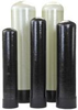 12x48 Tank w/ Base ~ Black - 4153B - Enting Water Conditioning, Inc.