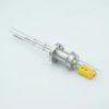 Thermocouple-Power Feedthrough, 1 Pair Type K, w/ Miniature TC Connector, 1000 Volts, 5 Amps, 2 Pins, 1.33″ Conflat Flange - A0436-2-CF - MPF Products, INC.