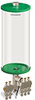 Green Color Key, Clear View Multiple Feed Electro Lubricator, 1 gal Acrylic Reservoir, 5 Feeds, 1/4” OD Tube Outlets, 24VDC - B5162-128AB05024D1GW - Oil-Rite Corp.