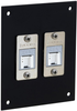Universal Sub-Panel, 2 Category 6A Tool-Less Poe+ Compliant Jacks Rohs Compliant L-Com - 07AH3418 - Newark, An Avnet Company