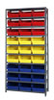 Storage Shelving with Bins - 2475-2XX-MIX - Simplastics