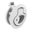 Push-to-Close Latch, Medium Size, Key Locking, 12 - 17mm  Door thickness, 25.5mm  Grip, Plastic, Natural - M1-43-1 - Southco