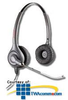 Plantronics AH460 SupraElite Binaural Voice Tube Headset - PLA-67490-01 - TelephoneStuff.com