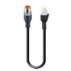 Gigabit Ethernet Cat5e Data Double-Ended Cordset: Male -- E6ASJSE6042