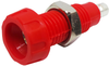 Socket, 4Mm, Panel, Red, 10A; Gender Deltron Components - 26M7570 - Newark, An Avnet Company