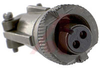 connector,metal circular,str plug w/cable clamp,size 10sl,2#16 solder socket con - 70143541 - Allied Electronics, Inc.