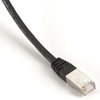 1' BK CAT5e 100MHz Ethernet Patch Cable F/UTP CMP Solid -- EVNSL0173BK-0001 - Image