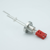 Thermocouple Feedthrough, Type C, 1 Pair, Miniature Connector, 1.33″ Conflat Flange - A0391-3-CF - MPF Products, INC.