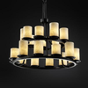 CLD-8767-10-MBLK Mid. Chandeliers-Glass Up - 671008 - Capital Lighting, Inc.
