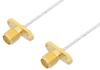 SMA Female 2 Hole Flange to SMA Female 2 Hole Flange Cable 36 Inch Length Using PE-SR047FL Coax - PE35154-36 - Pasternack