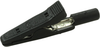 Alligator Clip, Insulated, 4Mm, Black; Connector Type Hirschmann Test And Measurement - 97K4291 - Newark, An Avnet Company