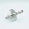 SHV-5 Coaxial Feedthrough, 1 Pin, Grounded Shield, Double-Ended, 2.16″ QF / KF Flange - A8271-1-QF - MPF Products, INC.