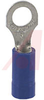 Terminal; Ring; Electrolytic Copper; 18-14 AWG; #10; 0.97 in.; Blue - 70091821 - Allied Electronics, Inc.