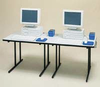 72 Inch Wide Two Person Computer Desk - W72RS - Visual Sound, Inc.