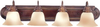 Bathroom Fixtures-Four Lights - 15730 - Light Center (The)