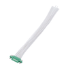 10+10 Pos. Female DIL 26 AWG Cable Assembly, 150mm, single-end, Screw-Lok -- G125-FC12005F1-0150L - Image