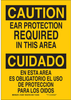Brady B-401 Polystyrene Rectangle Yellow Personal Protection Equipment (PPE) Sign - 7 in Width x 10 in Height - Language English / Spanish - TEXT: CAUTION / CUIDADO - 124056 - 754473-79799 - R. S. Hughes Company, Inc.