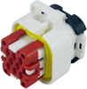 Connector Housing, Rcpt, 8Pos, 250Vac; Product Range Te Connectivity - 06H1472 - Newark, An Avnet Company
